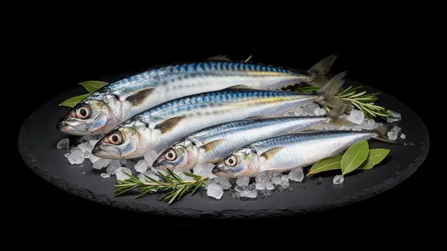 Gama de pescado azul congelados